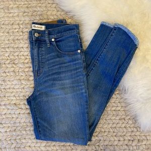Madewell 10” Skinny Jeans - Tulip Hem Edition